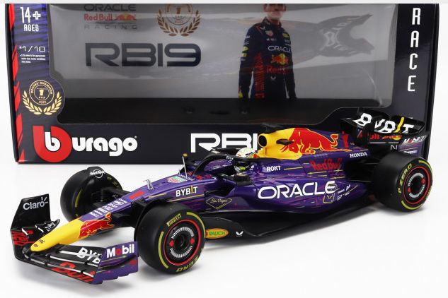 Burago 18003V-VEGAS Red Bull F1 RB19 #1 Max Verstappen 'Vegas GP' Vegas GP LIVERY 1:18 Scale *PRE ORDER £77.34*