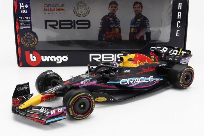 Burago 18003VMIA Red Bull F1 RB19 #1 Max Verstappen 'Miami GP' MIAMI GP LIVERY 1:18 Scale *PRE ORDER £77.34*