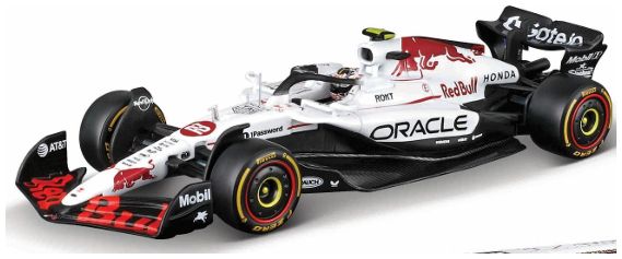 Burago 18005T Red Bull F1 RB21 2025 Tsunoda w/Helmet Japan GP, 1:18 Scale