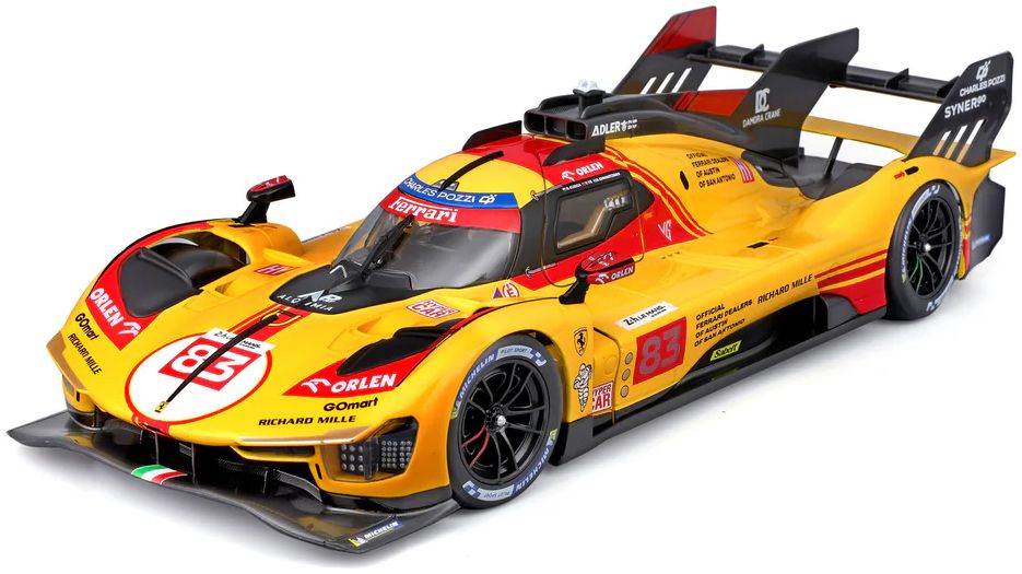 Burago 26313 Ferrari 499P Hypercar 24h Le Mans 2024 #83 1:24 Scale *PRE ORDER £23.74*
