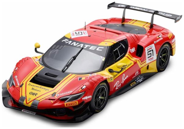 Burago 26318 Ferrari Racing 296 GT3 1:24 Scale *PRE ORDER £23.74*