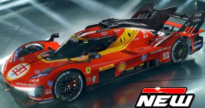 Burago 36327 Ferrari 499P 3.0L Turbo V6 #51 Pier Guidi Calado/Giovinazzi 3rd 24H Le Mans 2026 1:43 Scale *PRE ORDER £21.84*