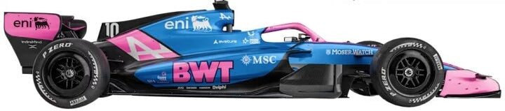Burago 38240C Alpine F1 A526 2026 #43 Franco Colapinto Hard Case + Helmet 1:43 Scale *PRE ORDER £23.74*