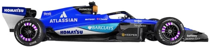 Burago 38243S Williams F1 FW48 2026 #55 Carlos Sainz Card Box 1:43 Scale *PRE ORDER £13.99*