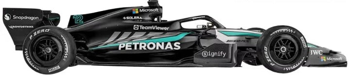 Burago 38284R Mercedes F1 W17 2026 #63 George Russell Hard Case + Helmet 1:43 Scale *PRE ORDER £23.74*
