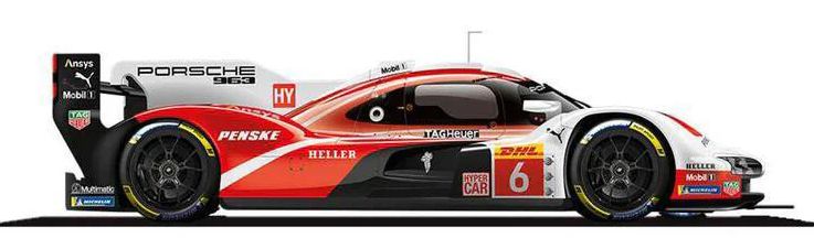 Burago 38319 Porsche Penske Porsche 963 #6 1:43 Scale *PRE ORDER £16.14*