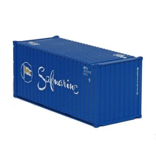 C Rail Safmarine 20ft x 8'6" Drybox Container , OO Gauge (1/76)