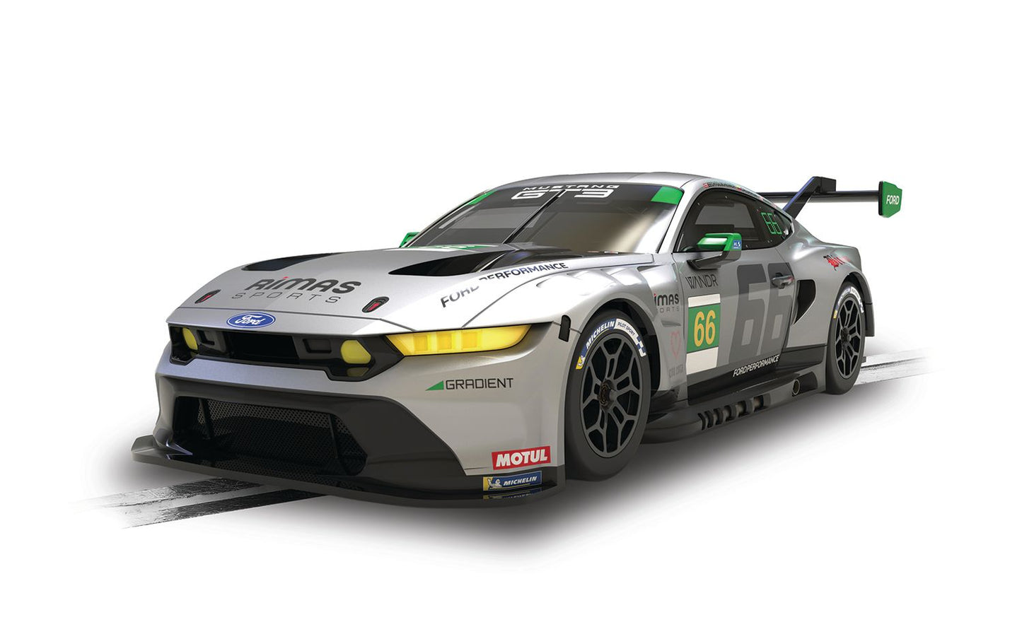 Scalextric C4662 Ford Mustang GT3 - Daytona 2025 - Gradient Racing 1:32 Scale *PRE ORDER £44.99*