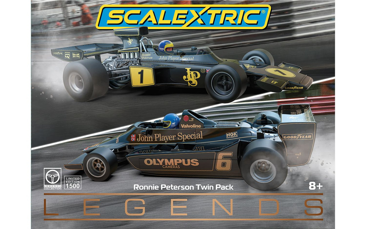 Scalextric C4684A Scalextric Ronnie Peterson Twin Pack Lotus 72 and 79 1:32 Scale *PRE ORDER £98.99*