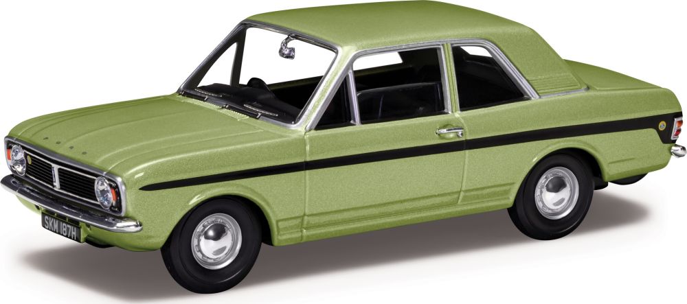 Corgi Vanguard VA04121 Ford Cortina Mk2 Lotus, Fern Green 1:43 Scale LAST ONE.