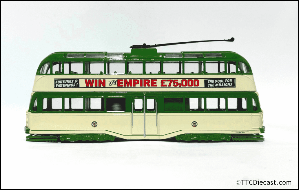 Corgi 43505 English Electric Balloon Tram, Blackpool Corporation, Post War Livery, PRE OWNED