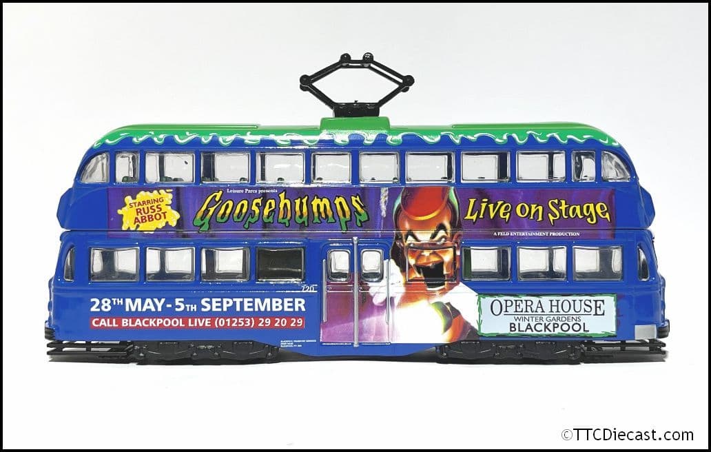 Corgi 43516 English Electric Balloon Tram, Blackpool Corporation, Goosebumps, PRE OWNED