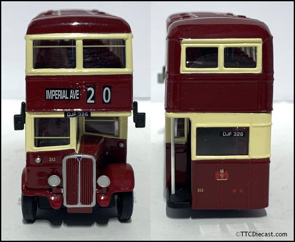 Corgi 43904 AEC Regent II / Park Royal Utility Leicester City Transport, PRE OWNED