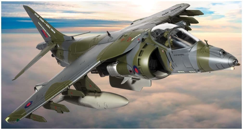 Corgi AA29302 British Aerospace Harrier GR9A, ZG506/P77 Call sign 'Ninja 1'