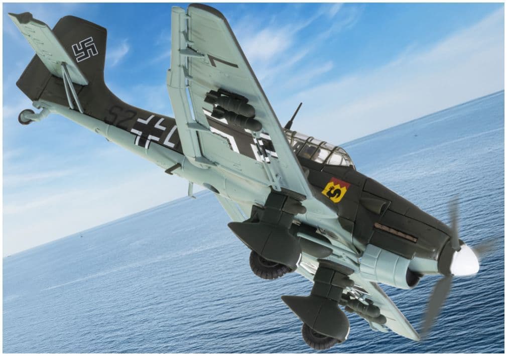 Corgi AA32520 Junkers Ju87B-1 Stuka - Uffz Pittroff and Uffz Scubert - Battle of Britain 85 1:72 Scale *PRE ORDER £58.49*