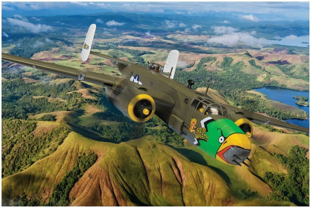 Corgi AA35315 North American B-25D Mitchell 'Red Wrath' 41-30024 345th BG 498th BS Port Moresby 44