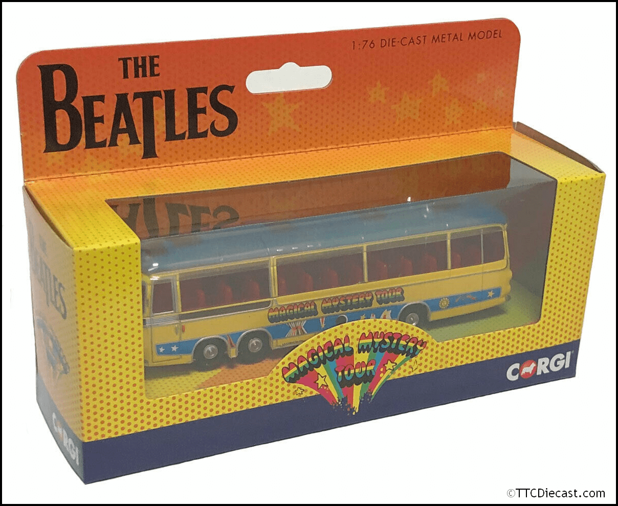 Corgi CC42419 Bedford VAL Magical Mystery Tour Bus, 2nd Release, OO Gauge 1/76 *LAST FEW*