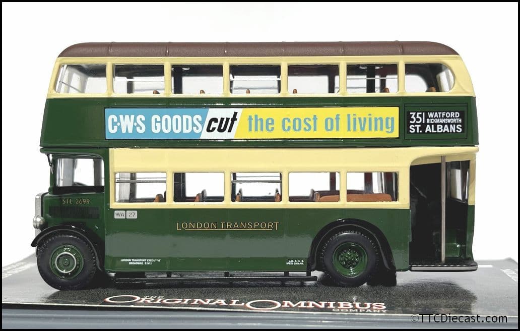 Corgi OM40403 AEC Regent II / Weymann London Transport, PRE OWNED