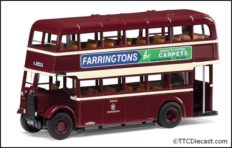 Corgi OM43917B Guy Arab II, Burton Corporation, 6 Calais Road