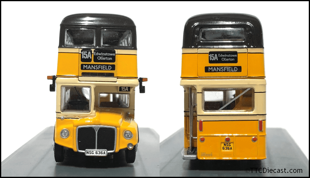 Corgi OM46309B AEC Routemaster, East Midland, Route 15A, Mansfield *LAST FEW*