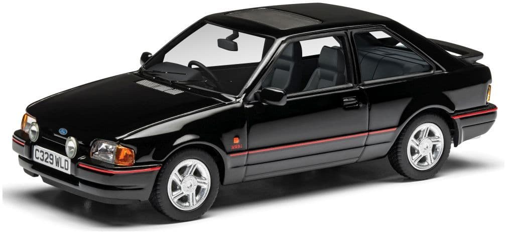Corgi Vanguard VA14307A Ford Escort Mk4 XR3i Black Version A, 1:43 Scale
