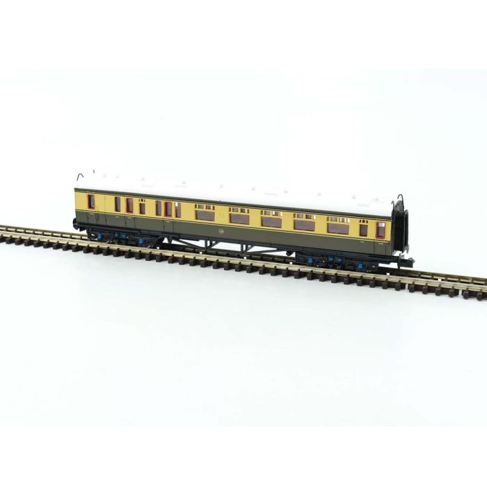 Dapol 2P-000-253 Collett Coach Brake Composite GWR Chocolate/Cream 7061, N Gauge