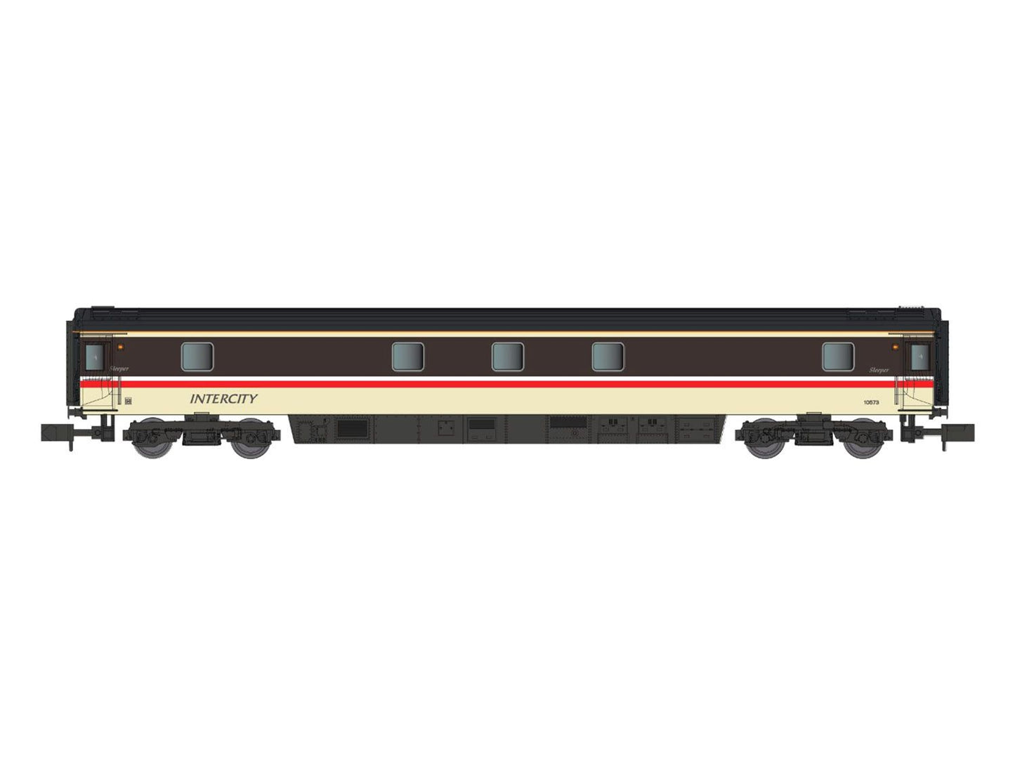 Dapol 2P-006-011 Mk3 Sleeper Coach BR Intercity Swallow 10573 N Gauge