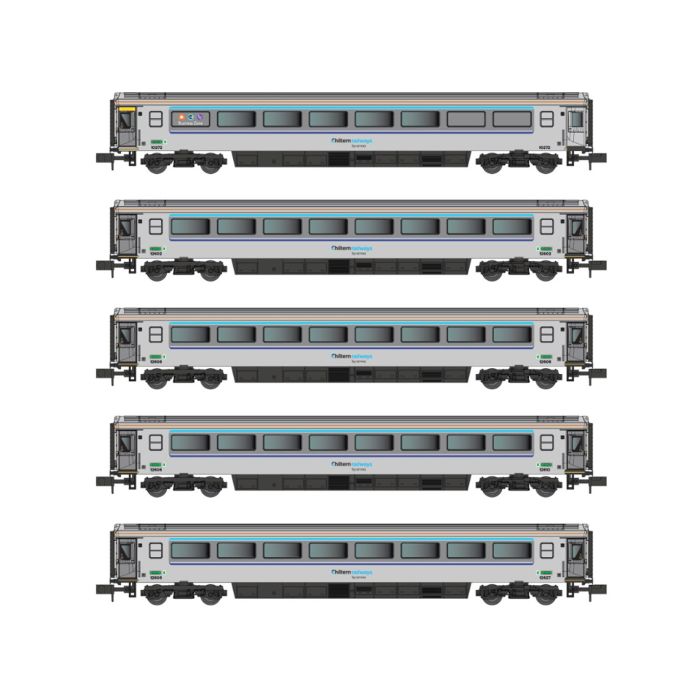 Dapol 2P-009-500 Mk3 Coach Set (5) Chiltern Railways N Gauge - PRE ORDER £153.00