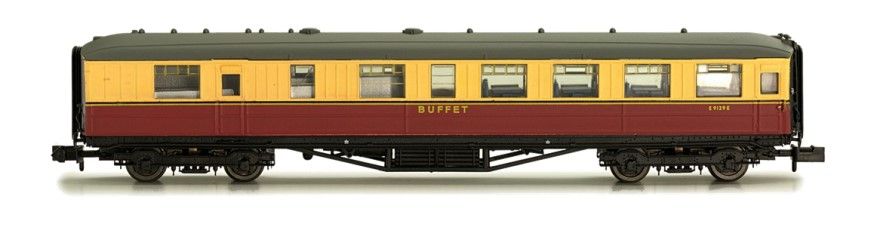Dapol 2P-011-353 Gresley Coach BR Carmine/Cream Buffet E9135E, N Gauge