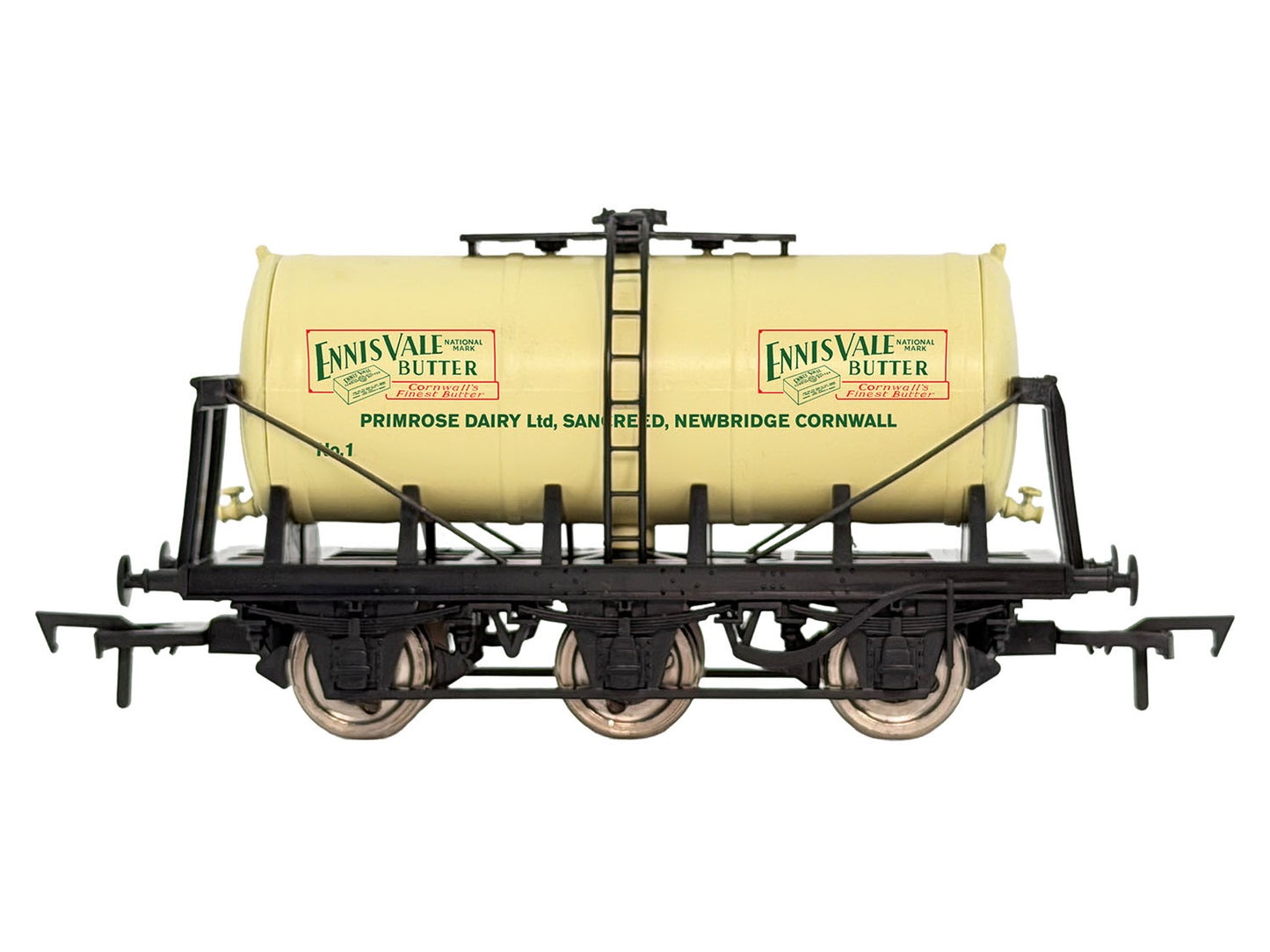 Dapol 4F-031-150 6 Wheel Milk Tank Ennis Vale Butter Weathered, OO Gauge *PRE ORDER £19.95 *