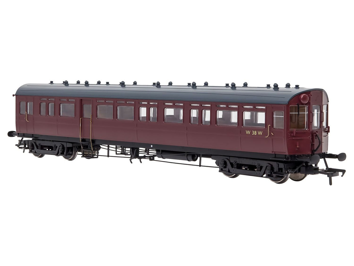 Dapol 4P-004-007 GWR Autocoach W38 BR Maroon OO Gauge