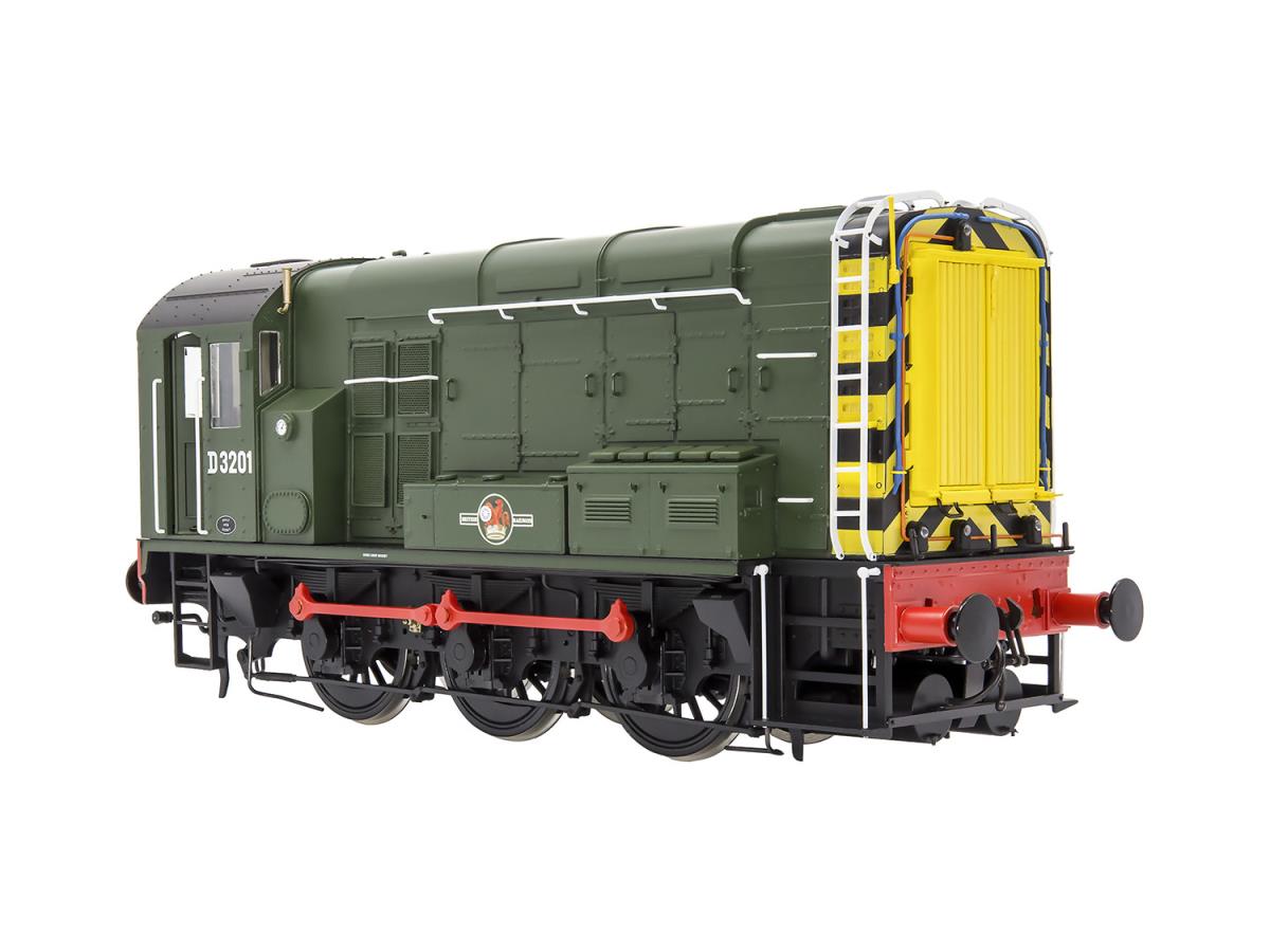 Dapol 7D-008-019 Class 08 D3201 BR Late Green W/Wasp Stripes - O Gauge