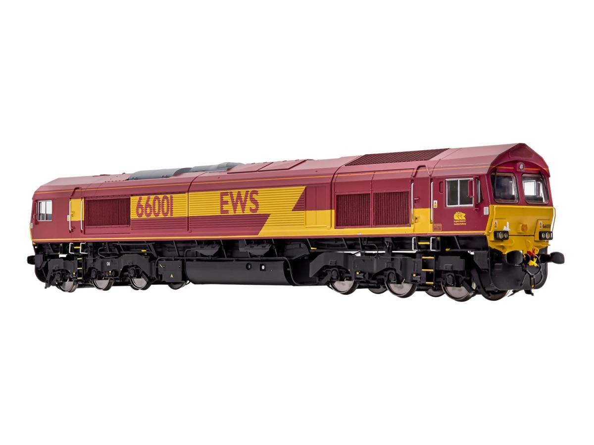 Dapol 7D-066-001S Class 66 001 EWS (DCC-Sound), O Gauge *PRE ORDER £459 *
