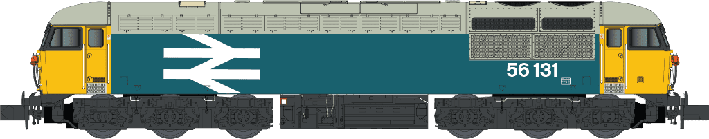 Dapol 2D-004-011D Class 56 131 BR Large Logo Blue (DCC-Fitted), N Gauge *PRE ORDER £160.65*