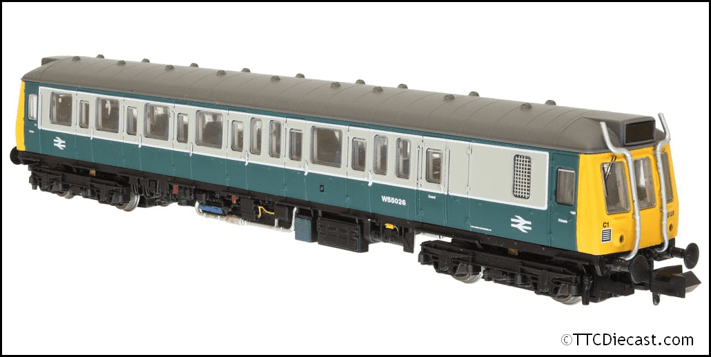 Dapol 2D-009-008 Class 121 W55026 BR Blue/Grey, N Gauge