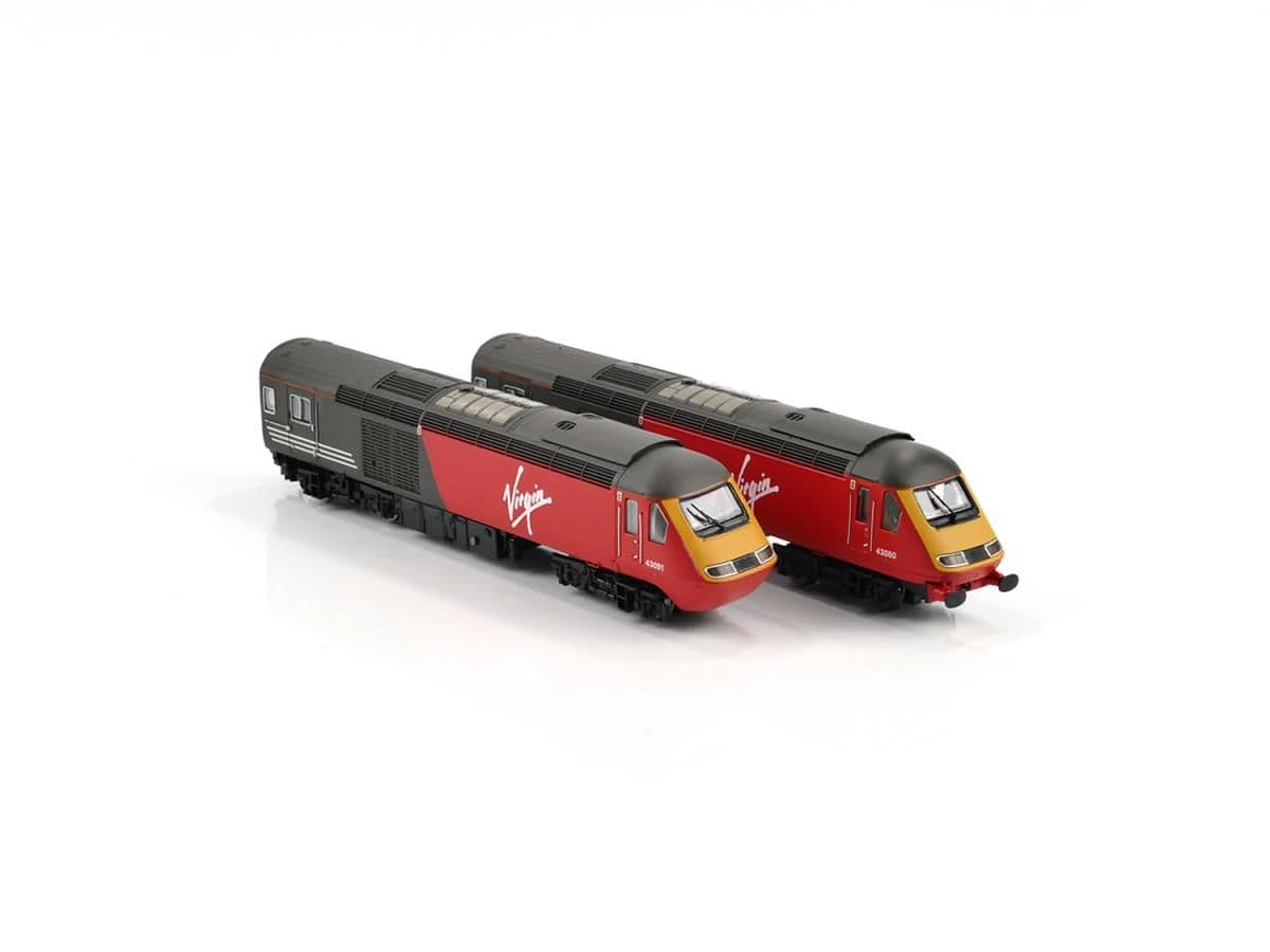 Dapol 2D-019-205 Class 43 HST Power Car Set 43080/091 Virgin Trains, N Gauge