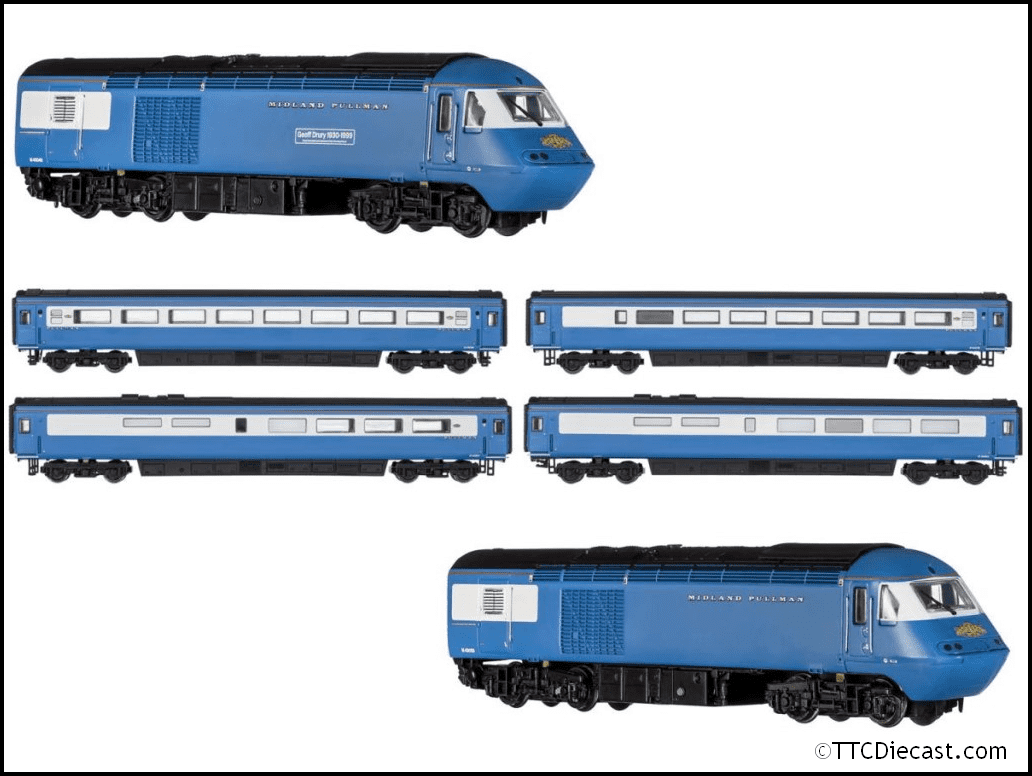 Dapol 2D-019-300 Class 43 HST Blue Pullman 11 Car Set - N Gauge