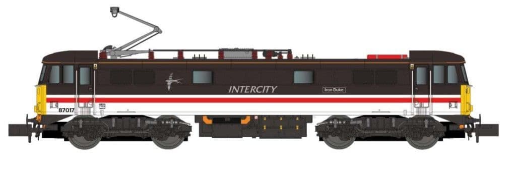 Dapol 2D-087-002D Class 87 017 Intercity Swallow (DCC-Fitted) N Gauge - PRE ORDER £161.50