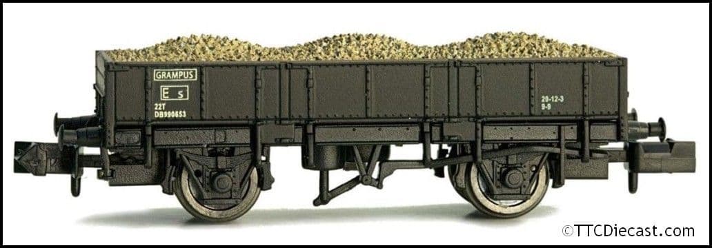 Dapol 2F-060-015 Grampus Wagon BR Black DB985834, - N Gauge