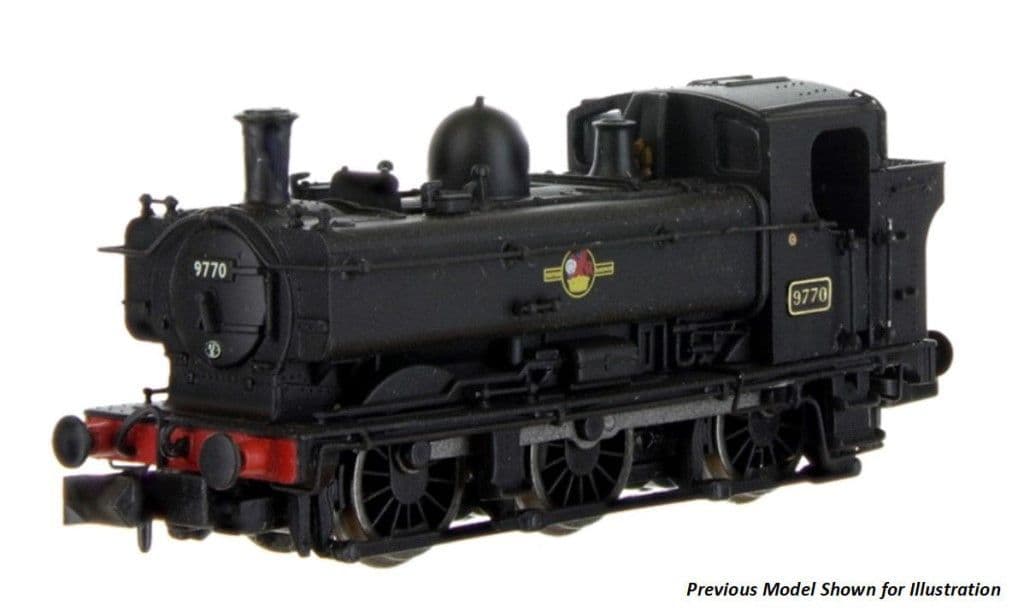 Dapol 2S-007-034 Pannier Tank 9672 BR Late Black - N Gauge