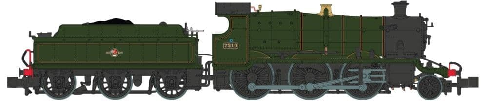 Dapol 2S-043-006 43xx 2-6-0 Mogul 7310 BR Late Green, N Gauge *PRE ORDER £156.06*