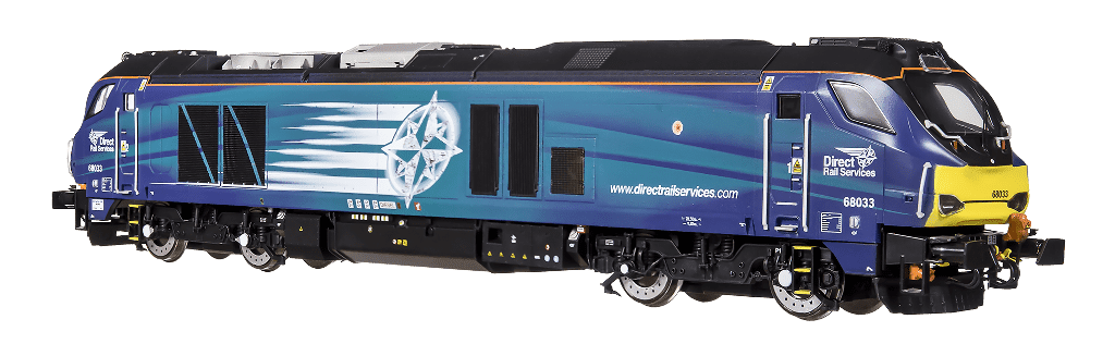 Dapol 4D-022-026S Class 68 033 'The Poppy' DRS Compass (DCC-Sound) OO Gauge *LAST FEW*