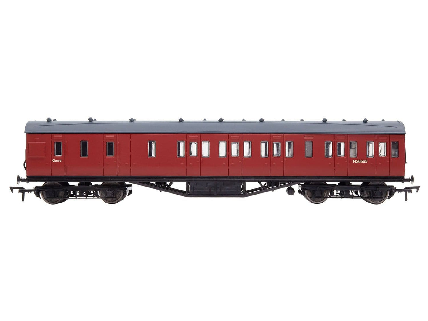 Dapol 4P-010-201 57ft Stanier Non-Corridor Brake BR Unlined Carmine M20547 OO Gauge *PRE ORDER £31.50*