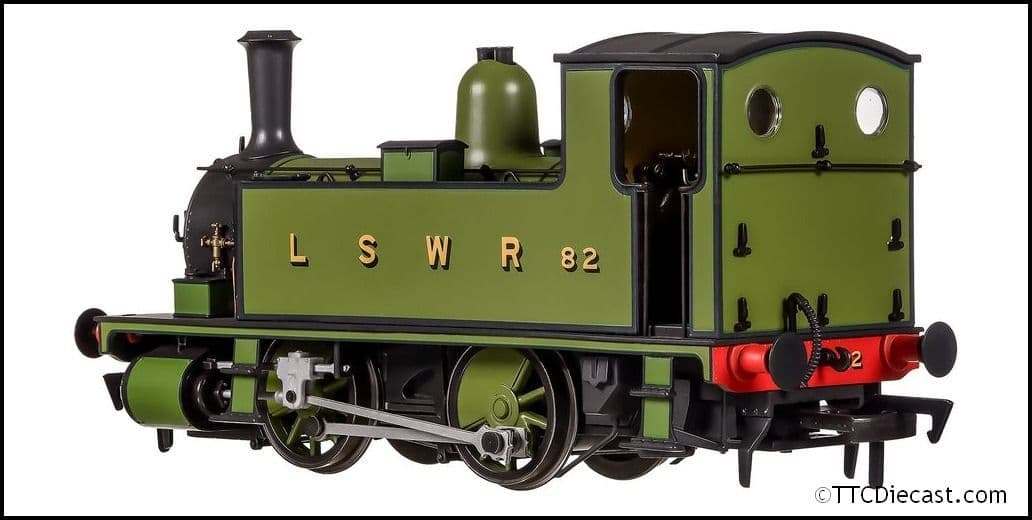 Dapol 4S-018-013 B4 0-4-0T 82 LSWR Dark Green - OO Gauge