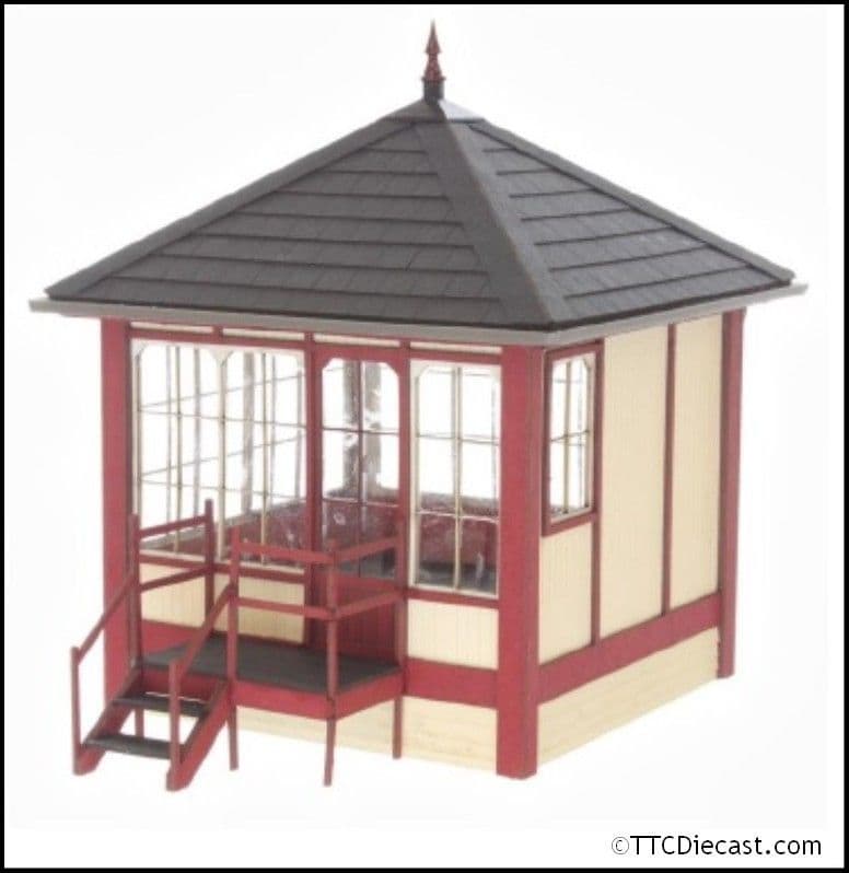 Dapol 7B-001-003 Kitmaster Genesis MR Small Signal Box Laser Cut Kit, O Gauge