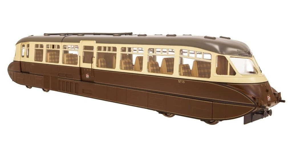 Dapol 7D-011-003 Streamlined Diesel Railcar 16 GWR Twin Cities, O Gauge