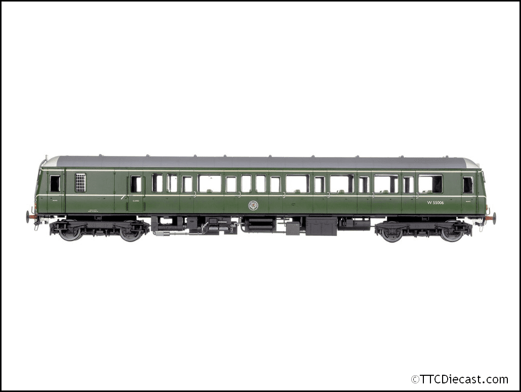 Dapol 7D-015-006 Class 122 55018 BR Green w/Speed Whiskers O Gauge