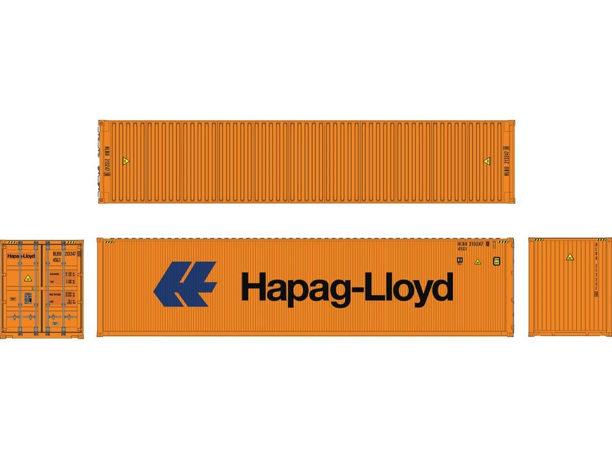 Dapol 7F-028-401 40ft High Cube Container Hapag-Lloyd HLBU 213247 0 45G1 O Gauge *PRE ORDER £31.45*