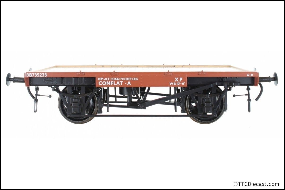 Dapol 7F-037-103 BR Conflat A B735233 13 Tons 6.0, O Gauge *LAST FEW*