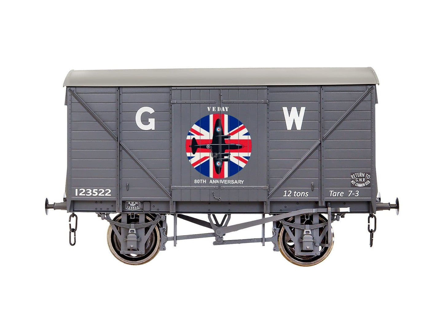 Dapol 7F-066-010 GW Standard 12t Van VE Day 80th Anniversary Airforce O Gauge *PRE ORDER £51.85*